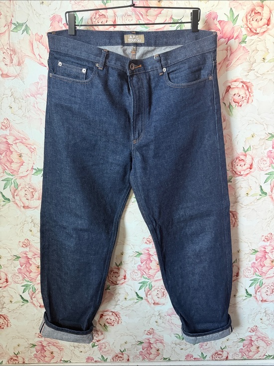 A.P.C. Other - RARE A.P.C. Touitou Selvedge Dark Wash Men’s Jeans size 33 x 32 Denim Pants